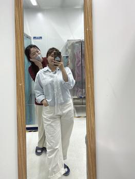 Product Review of Quần suông kaki + jean bigsize nữ  dáng suông rộng dành cho chubby đùi to vải kaki mềm mại đứng dáng   Women from M**e 0