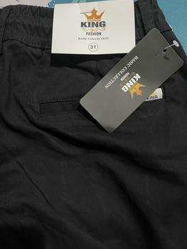 Product Review of QUẦN SHORT_KINGFASHION Menswear Nhiều Màu Chất Liệu Kaki Cao Cấp Lưng Thun Dây Rút Có Khóa Kéo Vải Co Giãn. Trẻ trung, năng động, mạnh mẽ. Kem Màu Đen Nhung from T**🍃 2
