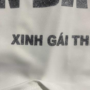 Product Review of Áo Phông Unisex (KHÔNG TIN ĐÀN ÔNG/ĐÀN BÀ) Hình In Nhũ Kim Tuyến - Chất Poly Mịn Form Rộng Thụng Siêu Hot Hit 2024 aothun  basic from T**g i** 3