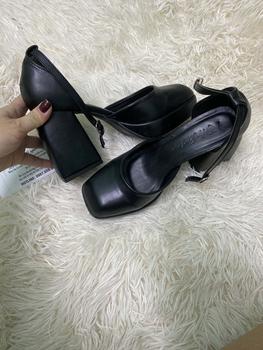 Product Review of (Phúc Minh) GIẦY Cao Gót Nữ Bít Hậu Trơn Chất Liệu Da Mờ Mũi Vuông 10 phân (Phom rộng) Shoes giàycaogót DéP giay cuoi bup Women giay  7 from S**y h**g 2