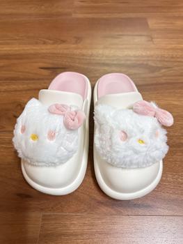 Product Review of Búp Bê Mèo Kitty Hoạt Hình, Thiết Kế Dễ Thương, Kiểu Dép Lười Nửa Ngón Chân, Dành Cho Nữ, Thích Hợp Cho Mùa Hè, Có Thể Mặc Ngoài Trời, Hàng Mới Về 2024, Dép Đế Chống Trượt from n**1 0