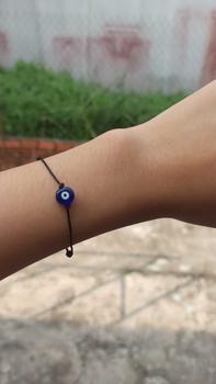 Product Review of Evil Eye Bracelet, Phụ Kiện vòng tay mắt quỷ làm quà tặng vòng cặp, vòng đôi vòng nhóm from T**Y ᒪ**ᕼ 🤡**🩹 0