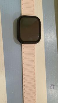 Product Review of สายนาฬิกาซีลแม่เหล็กซิลิโคน Apple, การออกแบบบล็อคสีมินิมอล, เข้ากันได้กับขนาด 38 มม., 40 มม., 41 มม., 42 มม., 44 มม., 45 มม., เหมาะสำหรับ iWatch Series 7, 8, 9, Ultra, SE from n**1 0