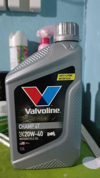 Product Review of น้ำมันเครื่อง Valvoline Champ 4T 20W-40 ปริมาตร 0.8 L วาโวลีน คุณภาพดี จัดส่งทุกวัน มอเตอร์ไซค์ Motorcycle from K**n S**e 0