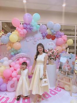 Product Review of Váy đôi mẹ và bé gái thiết kế KEVA DRESS váy đôi dự tiệc cho mẹ bé 1, 2, 3, 4, 5 tuổi chất tafta cao cấp MOGIHOUSE from z**n 0