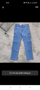 Product Review of (Dài xanh đậm)Quần jean nam co giãn 4 chiều,quần bò nam,form chuẩn,ống suông 18-23, chuẩn size_AN CHI STORE quan  bon from M** Y** E** 0