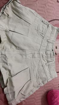 Product Review of (S-XL) Chân váy vải jean xếp li xoè kiểu có lót trong CV800 thông thường giặt bằng nước lạnh from T**🌷 0