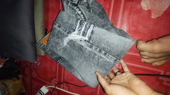 Product Review of Celana jeans denim pria motif sobek straigh slim ripped Stretch Panjang Fit Slimfit Skinny from a**l 1