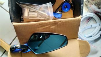 Product Review of Spion Jalu Spion Bar End Oval Universal Nmax,Aerox,Pcx,Vario,Beat,Mio,Vespa,W175,Xabre,Vixion Dan Motor Lain Nya from D**💗 1