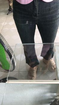 Product Review of (LOE9TAC11) Quần Jean Nữ Dáng Loe 9 Tấc (92cm) Dành Cho Nàng m50 Pants Denim Women Có Túi from L** P**m 2