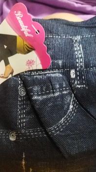Product Review of Legging 7/8 ripped jeans/Legging fhashio/legging wanita Celana Nyaman from G** 1