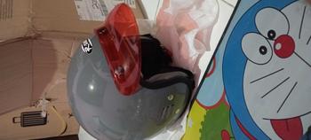 Product Review of Helm Bogo Polos Pria Wanita  Hijab Friendly Terbaru Retro Pet SNI Kaca Motorcycle from B**m 0