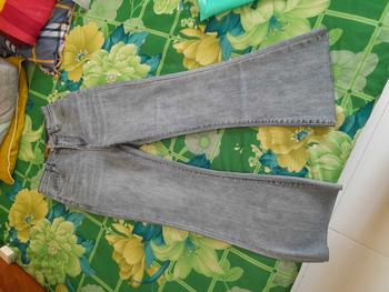 Product Review of (LOE9TAC11) Quần Jean Nữ Dáng Loe 9 Tấc (92cm) Dành Cho Nàng m50 Pants Denim Women Có Túi from T**🩵 1
