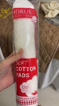 Product Review of (Quà tặng 2 bông tẩy trang 120 pads)COMBO 10 Bông tẩy trang Horus Soft Cotton Pads 120 pads from M** P**n C**c 0