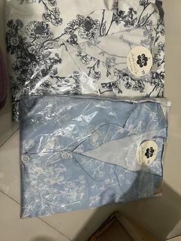 Product Review of Bộ Lụa Latin Mặc Nhà Mềm Mát Hình Hoa Nhẹ Nhàng Dễ Mặc Đủ Ba Dáng Tay Dài-Tay Ngắn Và Quần Đùi Cho Nữ Women from Ú**😍 0