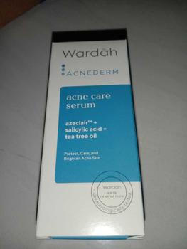 Product Review of WARDAH 5% Azeclair + Salicylic Acid serum Acnederm Acne Care 15 ml - Serum dengan Tea Tree Oil - Serum Jerawat dan Mencerahkan Kulit - Menyamarkan Noda Bekas, Mengurangi Minyak Berlebih - Skincare from s**e 1