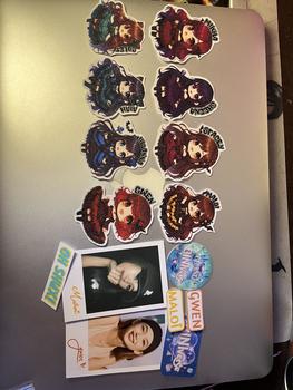 Product Review of BINI ONESIE Chibi Glittered Stickers from S**n 2