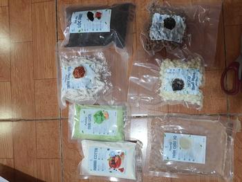 Product Review of Trân châu nấu gói 200g 5 vị siêu ngon - Trân châu đen hoàng kim sợi trắng olong dẻo dai thơm ngon, nguyên liệu Hucha Topping from N**n H**g D**C 0