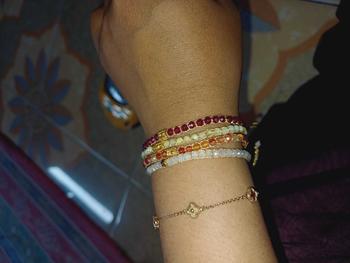 Product Review of Carnelian From Brazil Bracelet | Bracelet for Women Aesthetic  Tali warna gold| Semi precious stone| Gelang from m**a 0