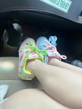 Product Review of (tăng 1sz)Giày thể thao nữ Sneaker Retro Đế Dày Thời Trang đa sắc màu Shoes Đế Bằng Jean Nhung from P**g X**h 1