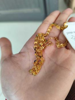 Product Review of Dây chuyên đuôi phụng titan, bản 4 ly, dây dài 50+5cm, khóa tròn, màu chuẩn vàng 18K, không đen gỉ, bền màu, không kị mồ hôi, đeo hằng ngày, phù hợp cho da nhạy cảm. Phụ kiện thời trang. from T**m a** 0