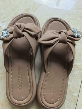 Product Review of Dép sandanl nữ hottrend  gắn nơ thỏ trẻ trung  da mềm (chân gày mỏng lùi size) from N**t 0