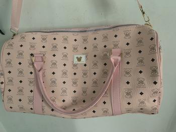 Product Review of Túi trống du lịch cỡ lớn hoạ tiết in hình gấu Bag Da from ౨** ˖**𝕞 𝕙**୧ 1