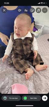 Product Review of Set ghile dạ công tử 4 chi tiết cho bé 7-16kg vest from H**g T**🍀 0