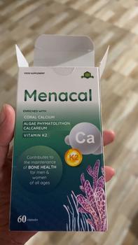 Product Review of ( 6.6 Độc Quyền Livestream) Canxi Menacal - Canxi từ tảo biển và san hô cho mẹ bầu và trẻ nhỏ (hộp 60 viên) from A** H**n B** 0