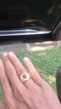 Product Review of Batu cincin delima lipan merah from D**7 0