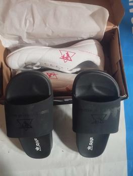 Product Review of Sepatu Futsal RAF White Red XERACION ONE Dewasa" sepatufutsal c it Semua musim Pink sepatu  futsal sepatu futsal decit sepatu  futsal sepatu  ori from D**n 1