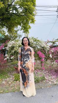 Product Review of Áo dài nữ thiết kế lụa nhật in 6D - MÃ N38 Women Dress from V**g M** 0