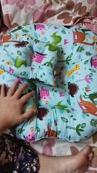 Product Review of SOFA BAYI/SOFA BAYI MURAH/TEMPAT TIDUR BAYI alas empuk newborn  bantal from a**d 1