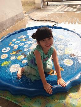 Product Review of สระน้ำพุ ถาดน้ำพุ ขนาด 100/170 cm สระน้ำพุเด็ก สระน้ำ แสนสนุกใจ ปลอดภัยเล่นน้ำ from ❤** P**r ❤** 1
