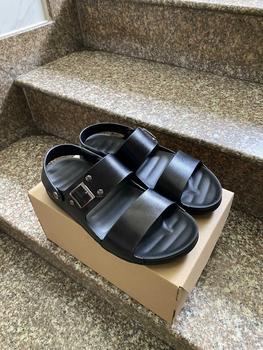 Product Review of Dép sandal nam da bò cao cấp - Đế TPR cao su 2 lớp chống mòn & chống trượt - Đế cao 3cm from k**u 1