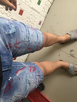 Product Review of Quần jean nam L .V Xanh loang in họa tiêt, chất jean co giãn phong cách hottrend from H**🚬 1