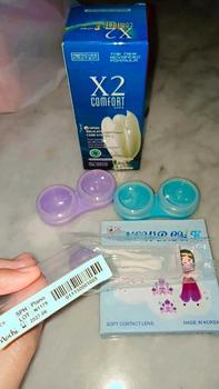 Product Review of [Special Edition] Paket Softlens X2 Mochi Normal & Minus -0.50 s/d -6.00 + Free Lenscase Contact Lens from A**S 0
