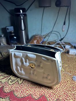 Product Review of Bộ phụ kiện túi tự đan da PU hình thỏ dễ thương, túi handmade tự khâu họa tiết thỏ, túi DIY da PU Bag Nữ - Phụ kiện đan túi HAVAKI from N**t C**g 3