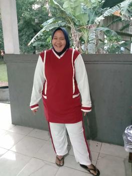 Product Review of LM 17561-17569 Baju Setelan Wanita TUNIK MUSLIMAH SET JUMBO Tunic Bahan Babyterry Premium Big Size XL-XXXL from m**e 0
