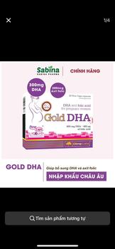 Product Review of Gold DHA [Chính Hãng] - Thực phẩm bảo bệ Sức Khỏe Cho Bà Bầu Vitamin from b**u 0