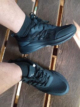 Product Review of Big Size 39-48 Simple Men Tennis Sport Shoes Super Light Soft Shock Sole Breathable Mesh Fly Weaving Sneakers Male Lace-up Jogging Trainers Walking Running Footwear Black Grey from 2**z 2