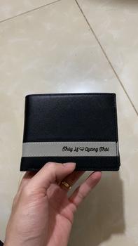 Product Review of Set Ví Da Nam Da Bò Thật CosMos Nước Hoa Khắc Chữ Theo Yêu Cầu Combo Ví Bóp Nam Dầu Thơm Làm Quà Tặng Sang Trọng Wallet Chữ Nhật Hình Chữ Nhật from B**g L**4 2