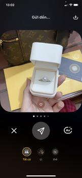 Product Review of Nhẫn Bạc nữ Full Moissanite chủ 6 li xi vàng trắng 18k - mã N61 from B**i 1