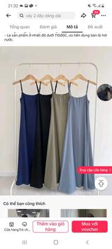 Product Review of Sophie Dress - Váy 2 dây dáng dài chất thun tăm dày dặn loại 1 from C**y 1