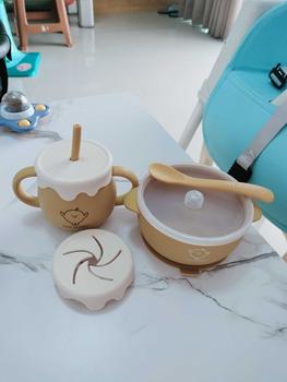 Product Review of Hey Kiddo : Baby Bowl with Lid ชุดถ้วยซิลิโคนทานอาหาร พร้อมฝาปิด แถมช้อนชุด จุ 400ml. อุปกรณ์ กิน ถวย ข้าว from M**r S**p 0