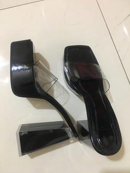Product Review of (lùi size chân gầy)Dép Guốc nữ 12p -cao gót mũi vuông quay ngang trong mềm đúp trước 3cm. from ** 1