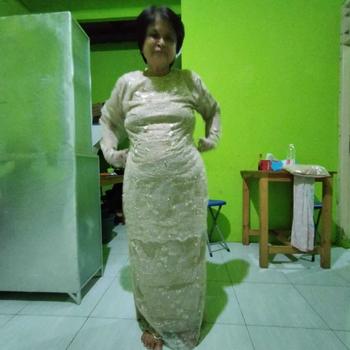 Product Review of Gamis Farah / Maxi brukat / Muslim Wanita  Tile  Mutiara  Dress   Karet  Pesta  Mewah  Dalaman  Fit UK L DAN XL Kondangan Coklat Brokat Gaun from T**l 0
