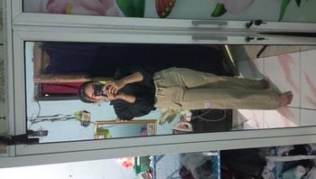 Product Review of HANDS UP - JINISO Cargo Baggy Celana Jeans Wanita Highwaist from p**i 1