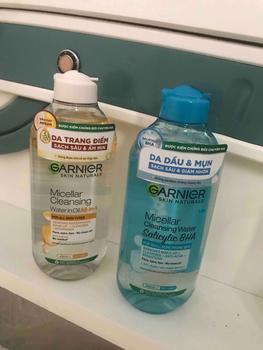 Product Review of [Exclusive] Bộ đôi nước tẩy trang sáng - tối Garnier dành cho Da Dầu M.ụn 400mlx2 from N** b**🐥 0