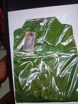 Product Review of Sơ Mi Lụa Màu Trơn Tay dài chất liệu lụa mềm mịn phom body Áo Menswear Trắng from T**H 0